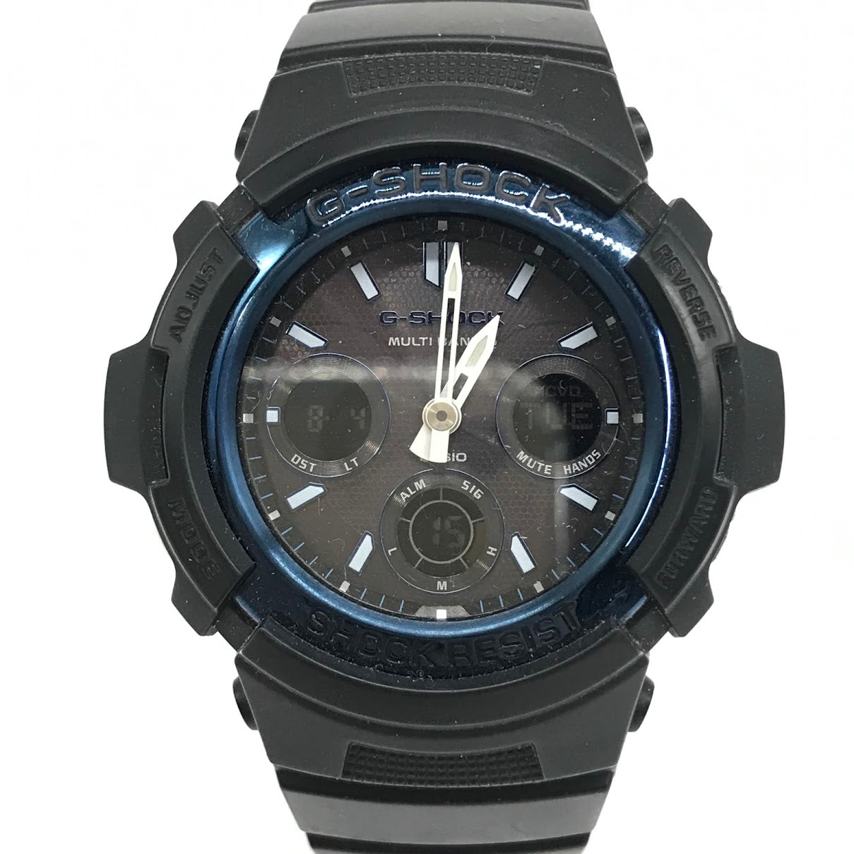 G-SHOCK | ジーショック アナデジ電波ソーラー 腕時計 AWG-M100A ブラック【倉吉店】