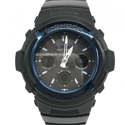 G-SHOCK | ジーショック アナデジ電波ソーラー 腕時計 AWG-M100A ブラック【倉吉店】