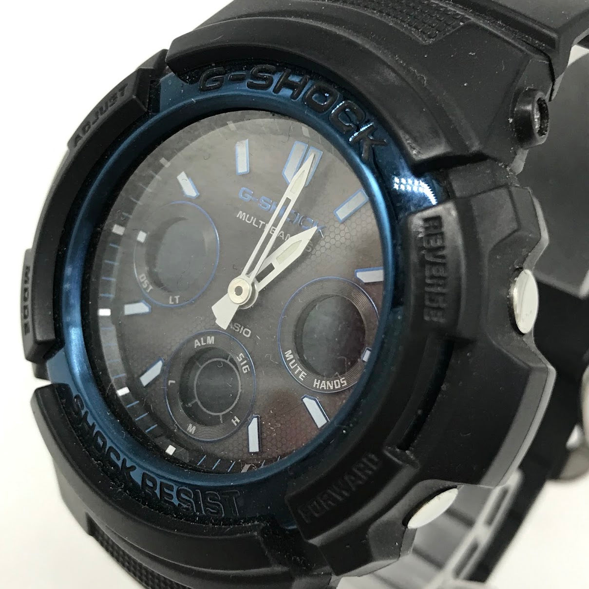 G-SHOCK | ジーショック アナデジ電波ソーラー 腕時計 AWG-M100A ブラック【倉吉店】