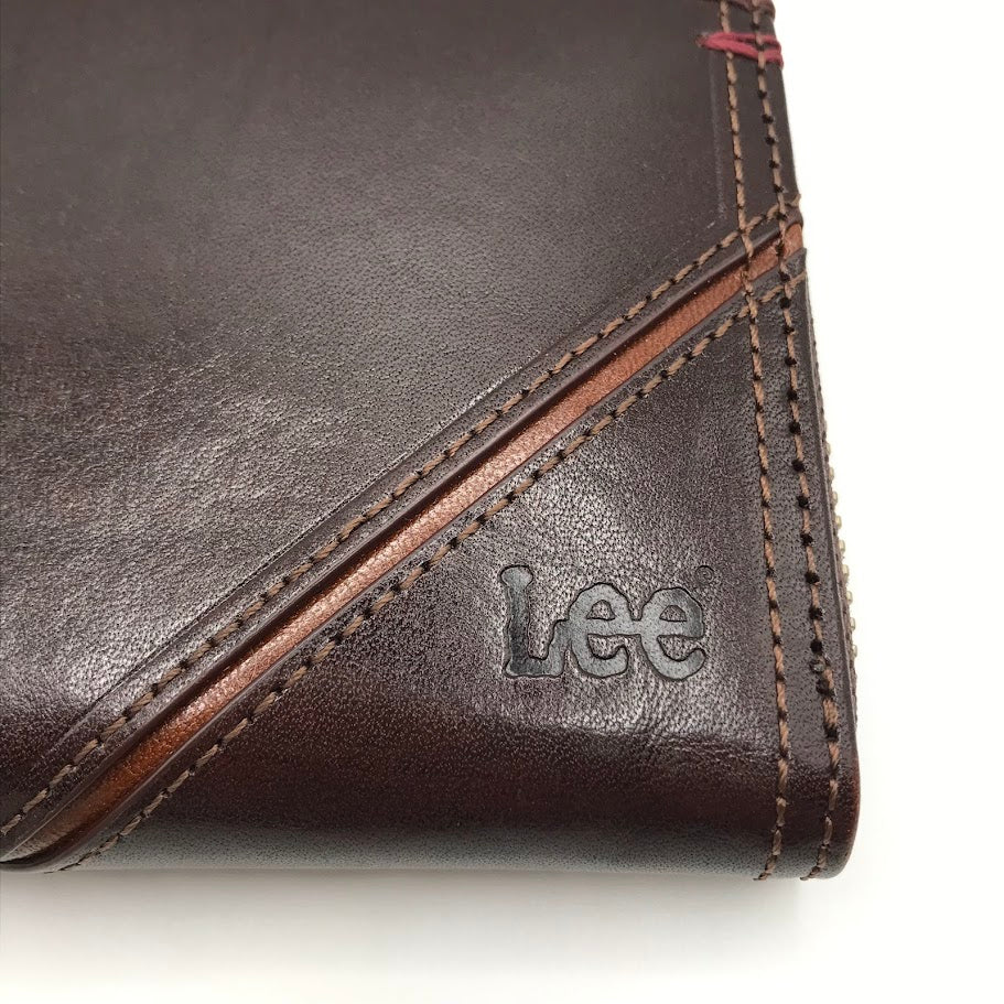 Lee | リー ラウンドファスナー長財布 長財布 ブラウン【倉吉店】