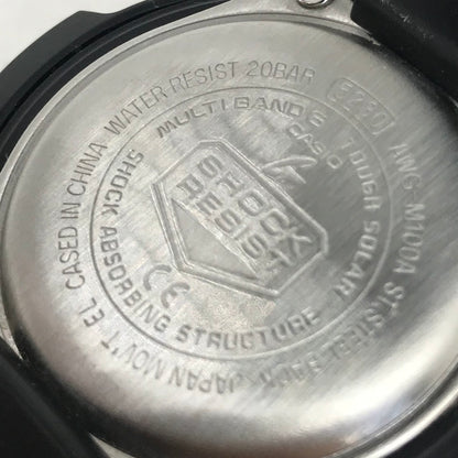 G-SHOCK | ジーショック アナデジ電波ソーラー 腕時計 AWG-M100A ブラック【倉吉店】