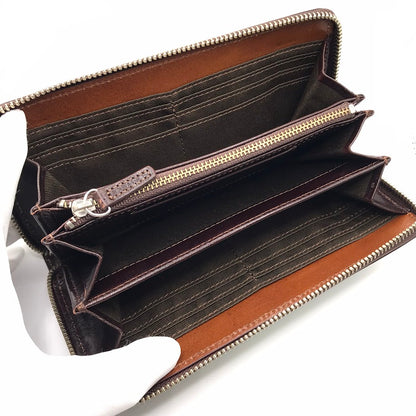 Lee | リー ラウンドファスナー長財布 長財布 ブラウン【倉吉店】