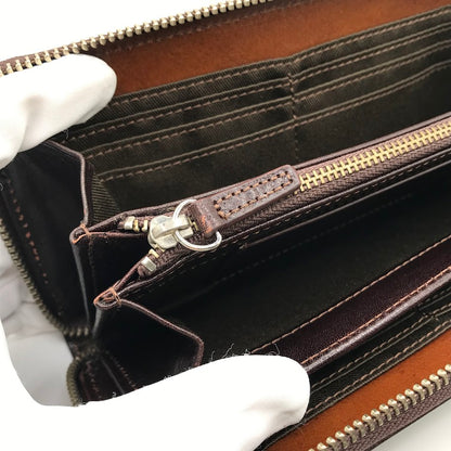 Lee | リー ラウンドファスナー長財布 長財布 ブラウン【倉吉店】