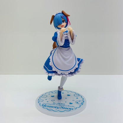 【中古】 レム(タイクレ限定)～MemorySnowわんこver.～Corefulフィギュア「Re：ゼロから始める異世界生活」【フィギュア】