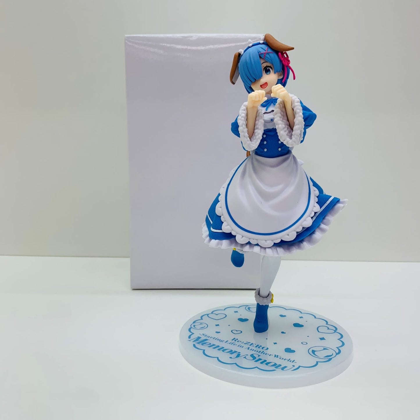 【中古】 レム(タイクレ限定)～MemorySnowわんこver.～Corefulフィギュア「Re：ゼロから始める異世界生活」【フィギュア】