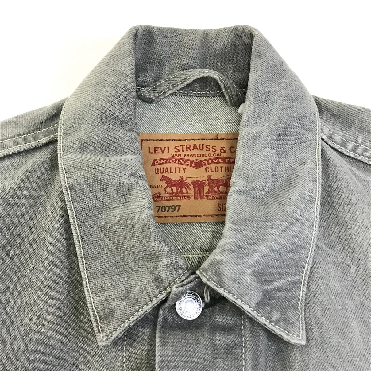 Levi's | リーバイス Denim Trucker Jacket デニム 70797 グレー サイズ：L【倉吉店】