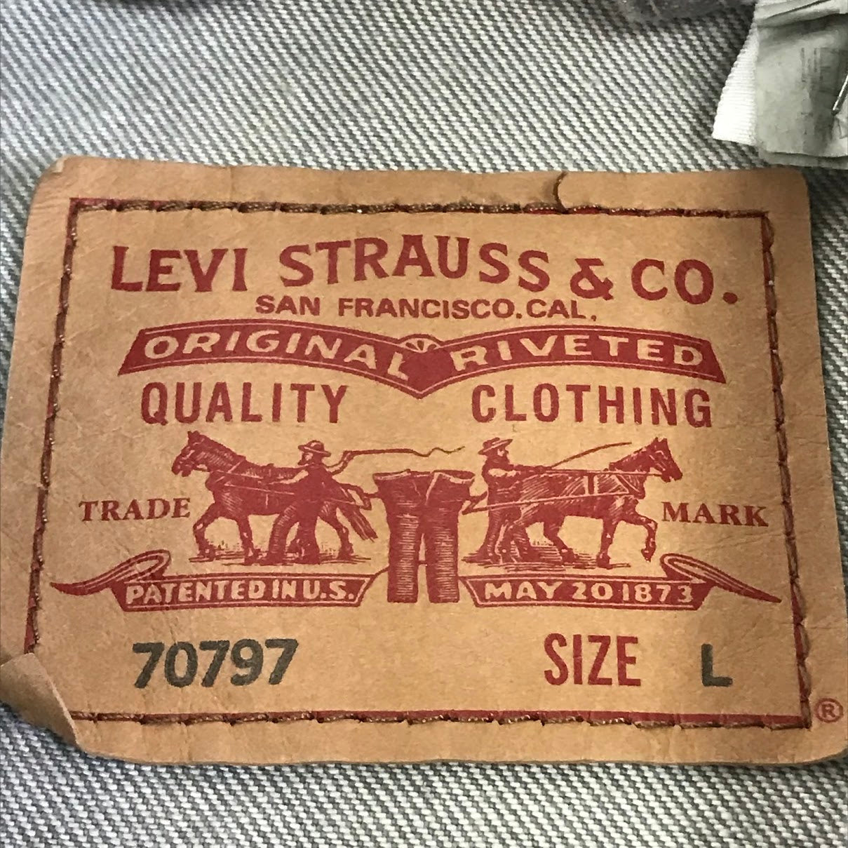 Levi's | リーバイス Denim Trucker Jacket デニム 70797 グレー サイズ：L【倉吉店】