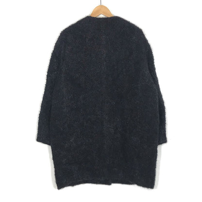 IENA | イエナ ループツイードコクーンコート ノーカラージャケット 23-020-900-0500-4-0 ブラック サイズ：38【倉吉店】