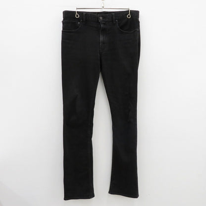 MINEDENIM | マインデニム S.Slim Flare STR 5pocket OWS デニムパンツ FPKH112BL-99-332-2 ブラック【瀬戸大橋店】