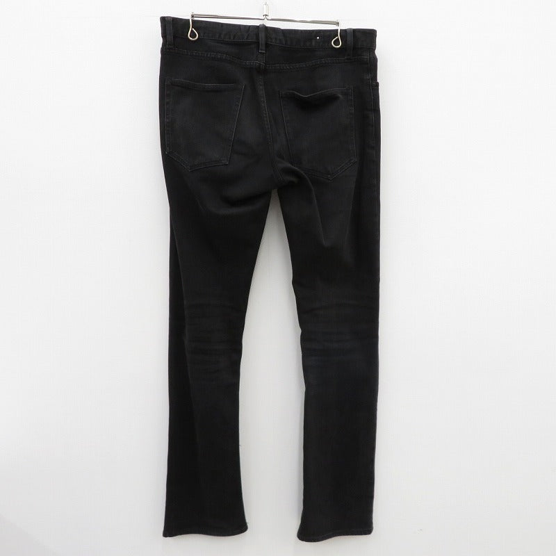 MINEDENIM | マインデニム S.Slim Flare STR 5pocket OWS デニムパンツ FPKH112BL-99-332-2 ブラック【瀬戸大橋店】