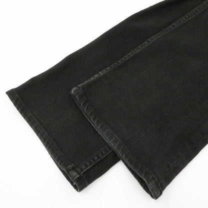 MINEDENIM | マインデニム S.Slim Flare STR 5pocket OWS デニムパンツ FPKH112BL-99-332-2 ブラック【瀬戸大橋店】