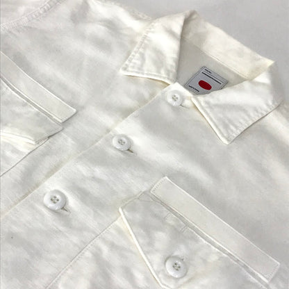 marka | マーカ ワッペン付き 長袖シャツ M15B-03SH01C ホワイト サイズ：2【倉吉店】