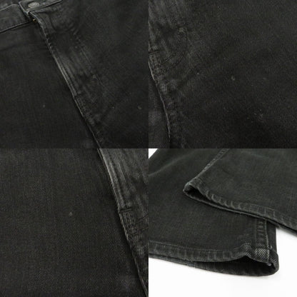 MINEDENIM | マインデニム S.Slim Flare STR 5pocket OWS デニムパンツ FPKH112BL-99-332-2 ブラック【瀬戸大橋店】