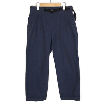 MHL | エムエイチエル CRISP COTTON CHAMBRAY TROUSERS トラウザーパンツ パンツ 596-6140206 ネイビー サイズ：L【倉吉店】