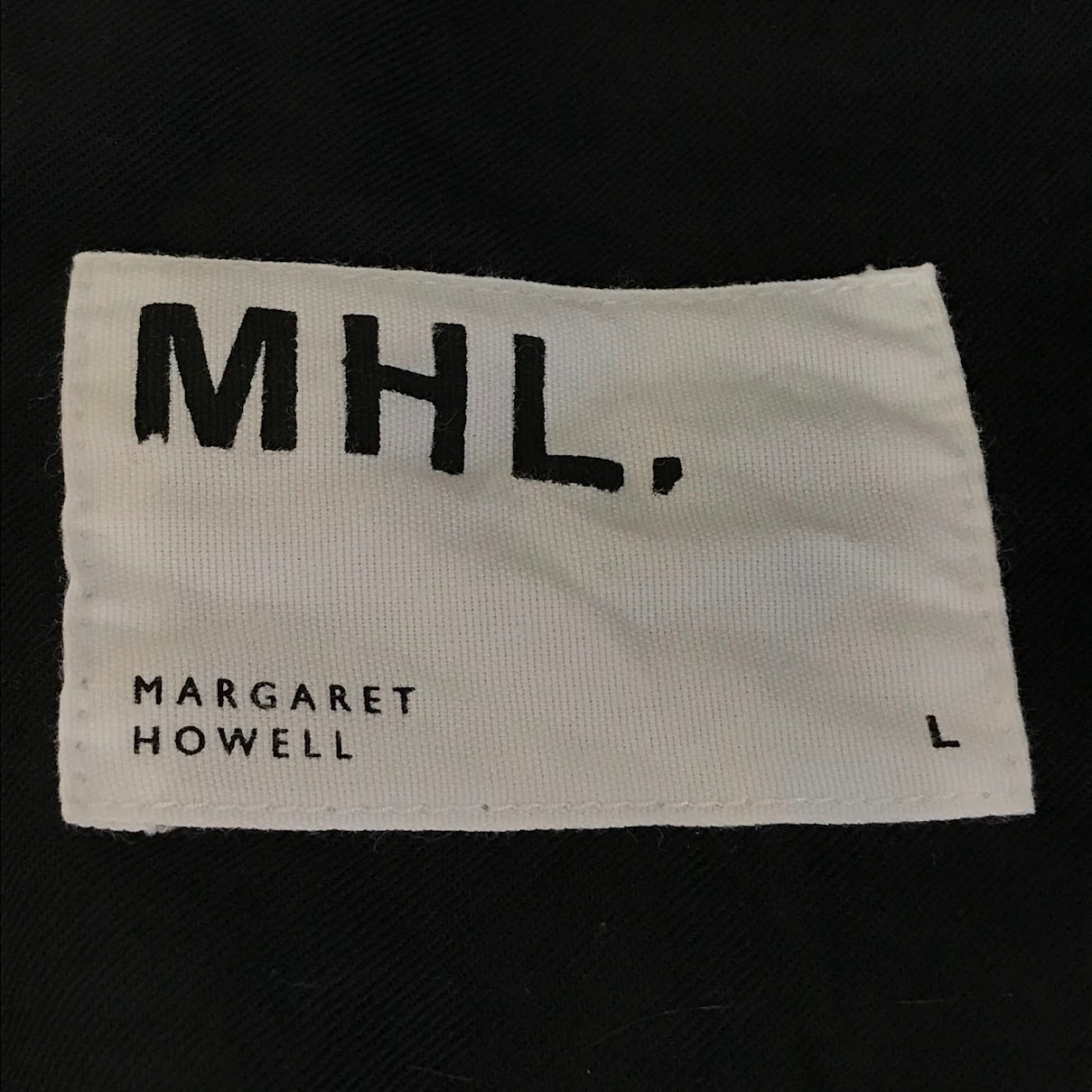MHL | エムエイチエル CRISP COTTON CHAMBRAY TROUSERS トラウザーパンツ パンツ 596-6140206 ネイビー サイズ：L【倉吉店】