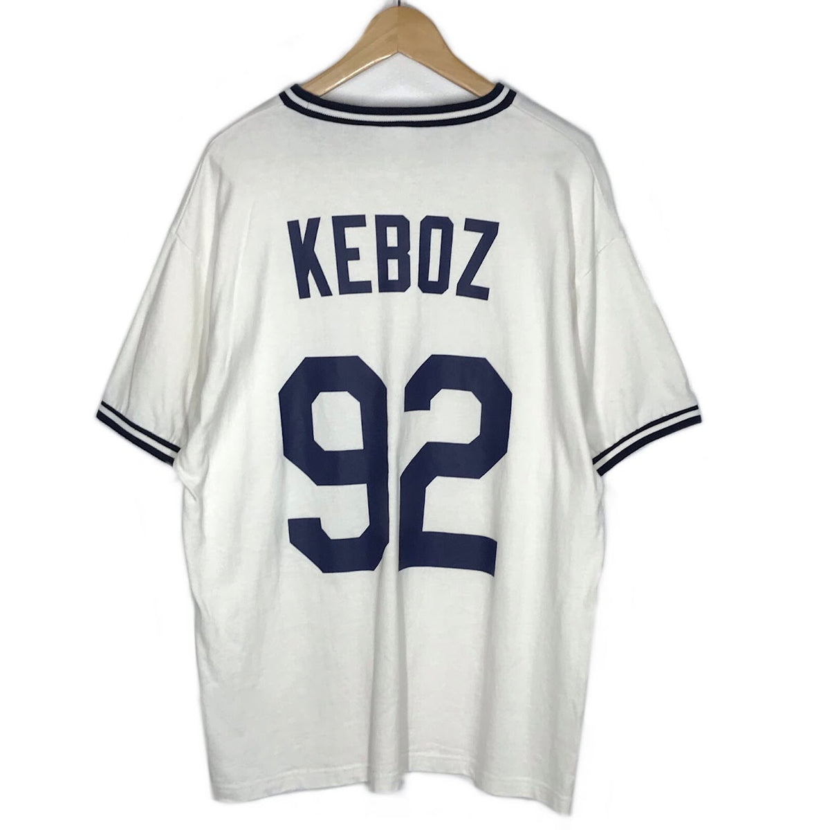 KEBOZ | ケボズ リンガーTシャツ 半袖Ｔシャツ ホワイト サイズ：L【倉吉店】