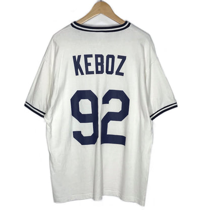 KEBOZ | ケボズ リンガーTシャツ 半袖Ｔシャツ ホワイト サイズ：L【倉吉店】