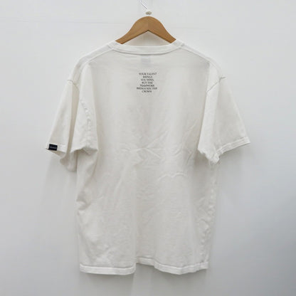 APPLE BUM | アップルバム Tsuyosi yamanaka 半袖Ｔシャツ ホワイト サイズ：XL【瀬戸大橋店】