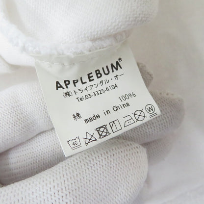 APPLE BUM | アップルバム Tsuyosi yamanaka 半袖Ｔシャツ ホワイト サイズ：XL【瀬戸大橋店】