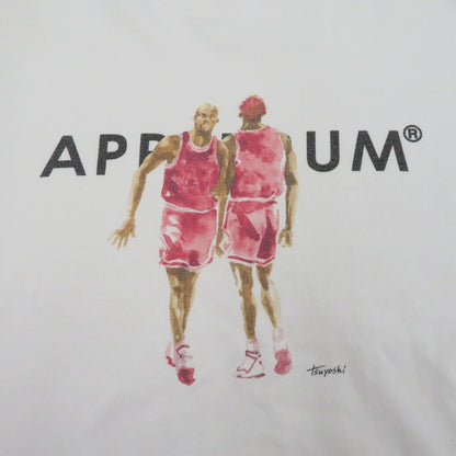 APPLE BUM | アップルバム Tsuyosi yamanaka 半袖Ｔシャツ ホワイト サイズ：XL【瀬戸大橋店】