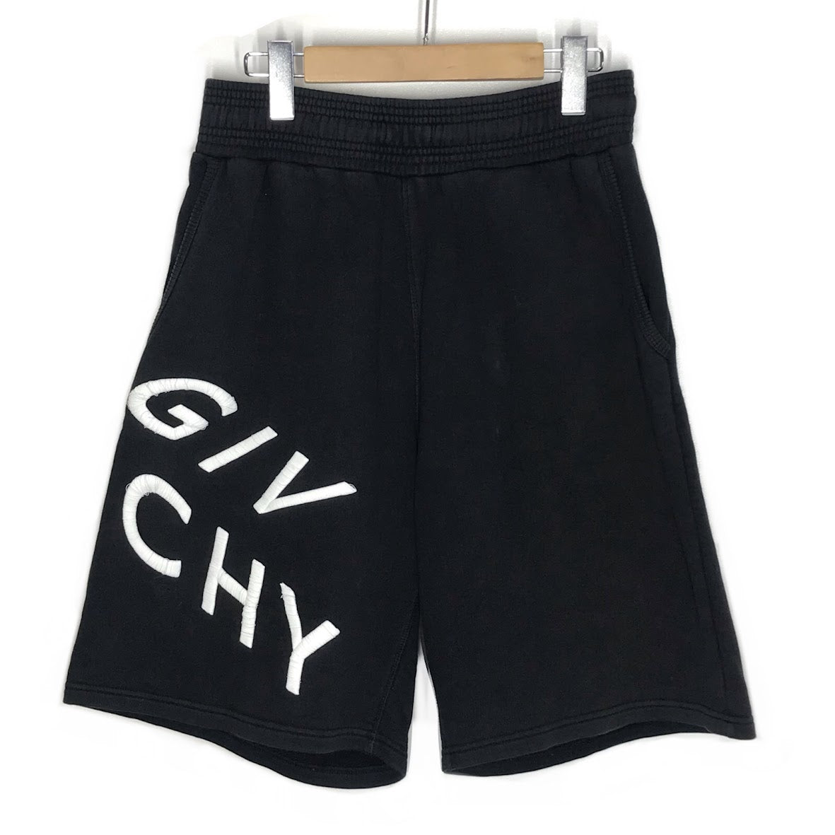 GIVENCHY | ジバンシィ 21SS Sweat Logo Shorts スウェットハーフパンツ ショートパンツ BM50MW30AF ブラック サイズ：S【倉吉店】