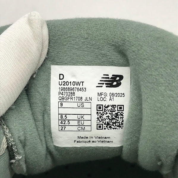 NEW BALANCE | ニューバランス 2010/WTAPS スニーカー U2010WT グリーン 27cm【倉吉店】