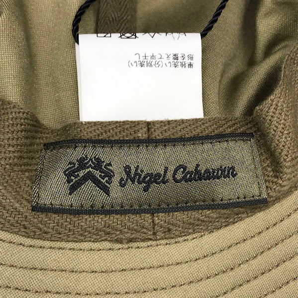 Nigel Cabourn | ナイジェルケーボン 1940s US ARMY HAT LIGHT MOLESKIN ハット 8046-00-66003-2-4 カーキ【倉吉店】