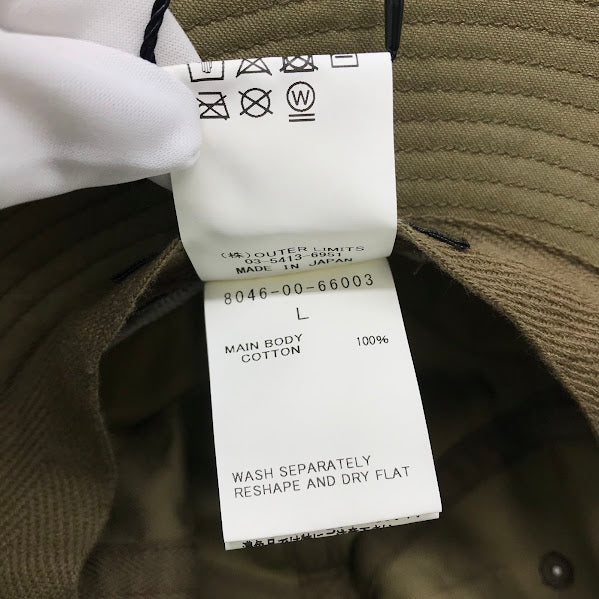 Nigel Cabourn | ナイジェルケーボン 1940s US ARMY HAT LIGHT MOLESKIN ハット 8046-00-66003-2-4 カーキ【倉吉店】