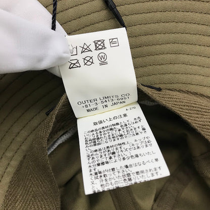 Nigel Cabourn | ナイジェルケーボン 1940s US ARMY HAT LIGHT MOLESKIN ハット 8046-00-66003-2-4 カーキ【倉吉店】