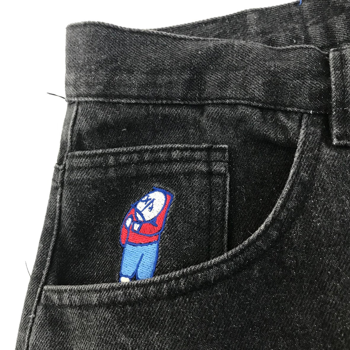POLAR SKATE CO. | ポーラースケートカンパニー BIG BOY デニムパンツ ブラック サイズ：M【倉吉店】