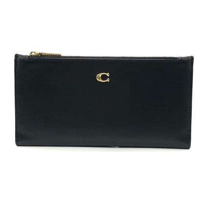 COACH | コーチ Double Snap Wallet 二つ折り長財布 長財布 78384 ブラック【倉吉店】