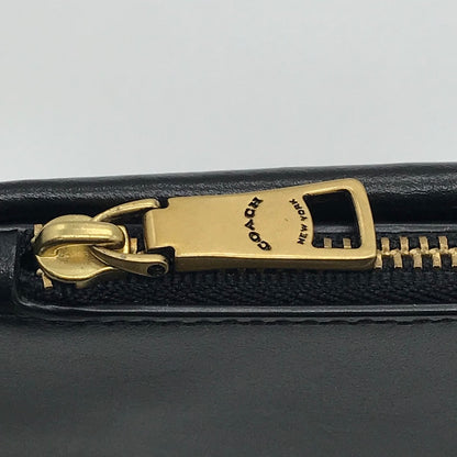 COACH | コーチ Double Snap Wallet 二つ折り長財布 長財布 78384 ブラック【倉吉店】