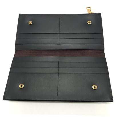 COACH | コーチ Double Snap Wallet 二つ折り長財布 長財布 78384 ブラック【倉吉店】