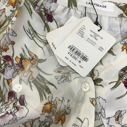 LADYMADE｜レディメイド 花柄シャツワンピース ワンピース 002692250100-1 ホワイト【倉吉店】