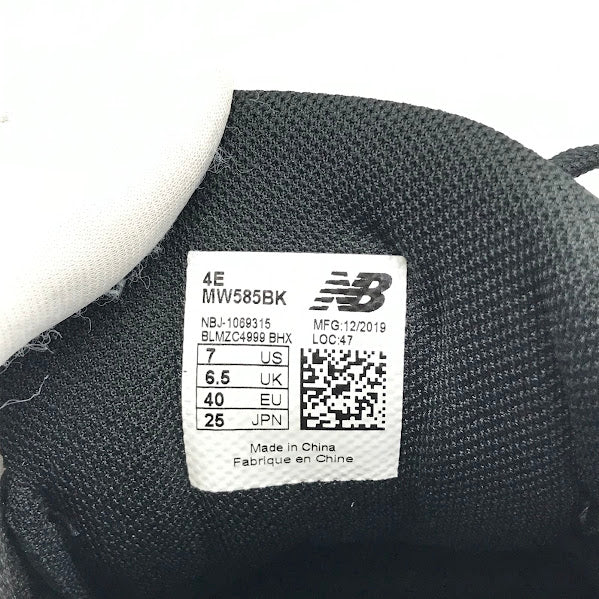 NEW BALANCE | ニューバランス スニーカー MW585BK ブラック 25cm【倉吉店】