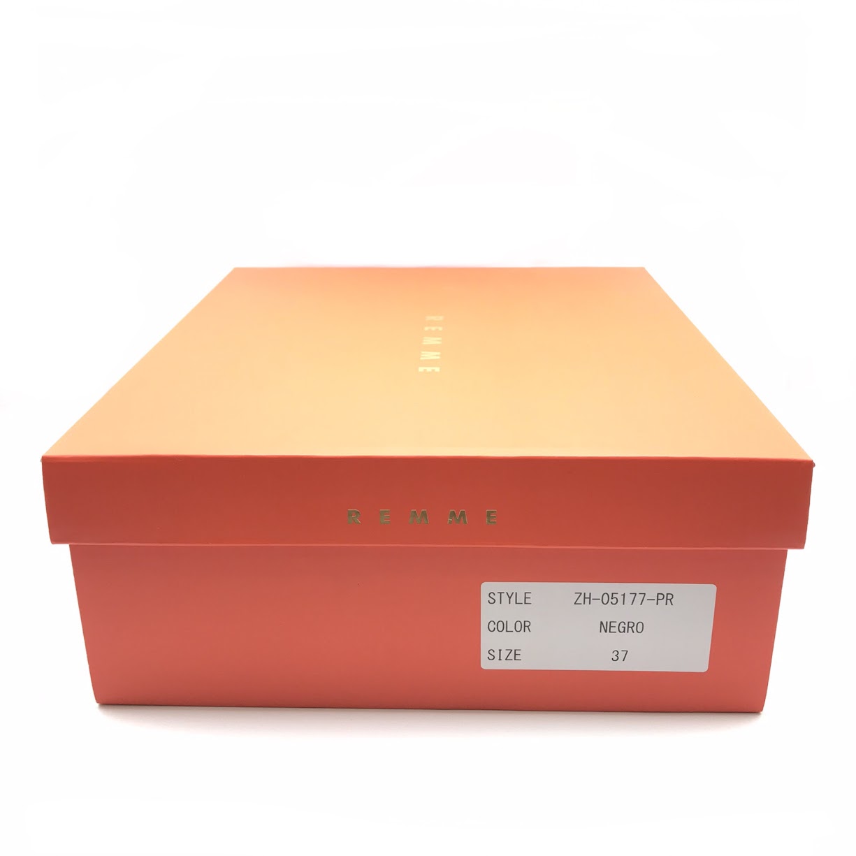 REMME｜レメ 牛革 サイドゴアブーツ ブーツ ZH-05177-PR ブラック 23.5cm【倉吉店】