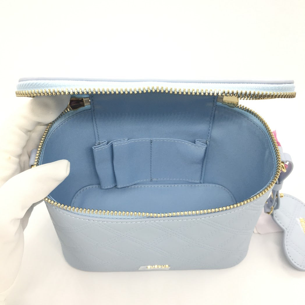 furfur | ファーファー キルティングバニティバッグ ショルダーバッグ RWGB259569 ブルー【倉吉店】