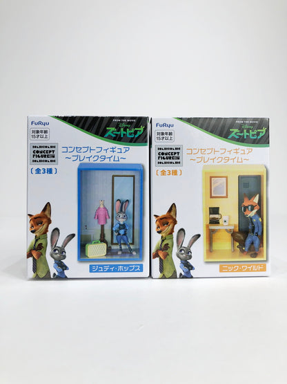 フィギュア ズートピア　ジュディ＆ニック　コンセプトフ 【未開封】ズートピア ジュディ&ニック コンセプトフィギュアセット【フィギュア】【倉吉店】