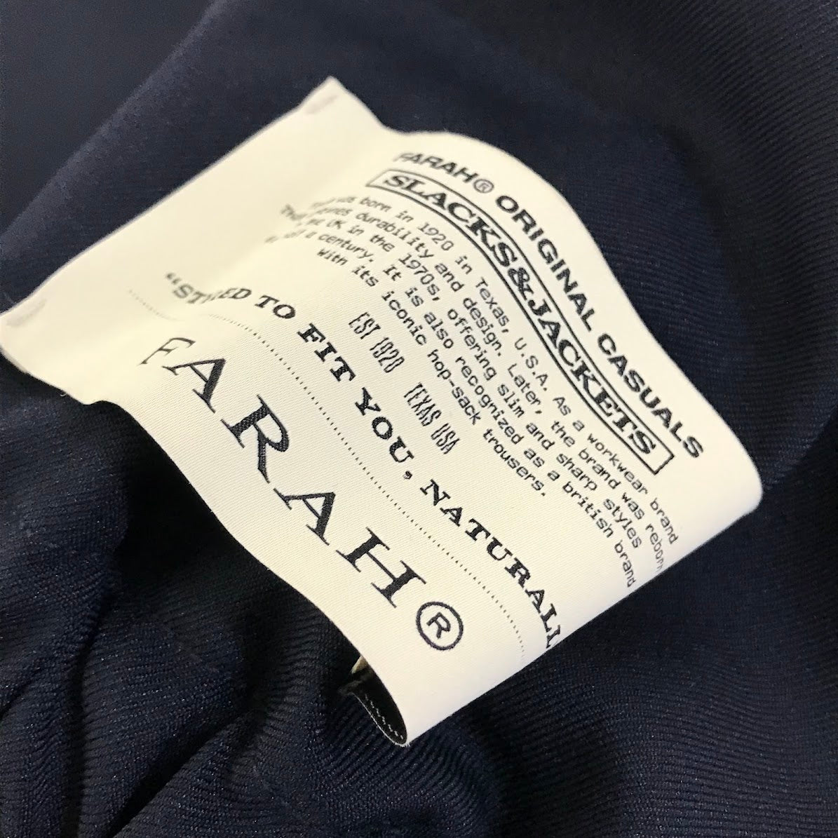 FARAH｜ファーラー　Hooded Coach Jacket　フーデッドコーチジャケット その他アウター FR0403-M1016 ネイビー サイズ：L【倉吉店】