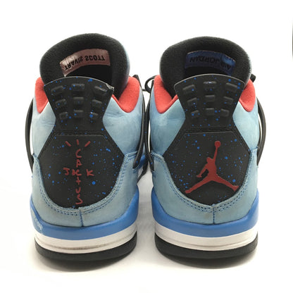 NIKE | ナイキ TRAVIS SCOTT(トラビス・スコット/カクタスジャック) AIR JORDAN 4 RETRO スニーカー 308497-406 ユニバーシティブルー/ブラック 26.5cm【倉吉店】
