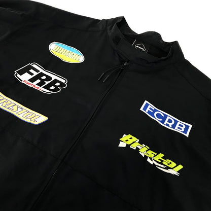 FCRB | エフシーアールビー 19SS MULTI LOGO SUPPORTER JACKET マルチロゴ サポータージャケット ナイロンジャケット FCRB-190026 ブラック サイズ：S【倉吉店】