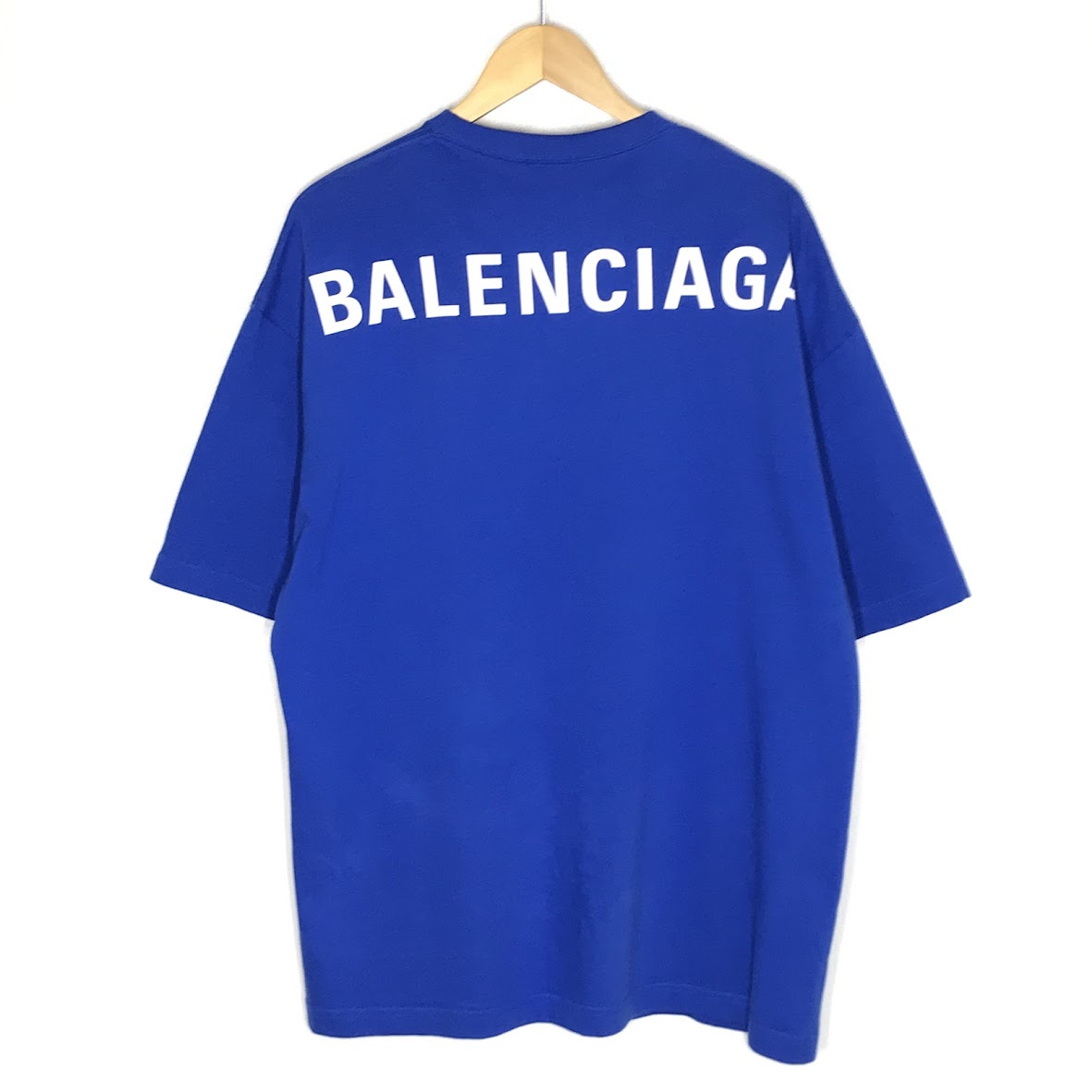 BALENCIAGA | バレンシアガ BACK LOGO TEE 半袖Ｔシャツ 570805 THV80 ブルー サイズ：M【倉吉店】