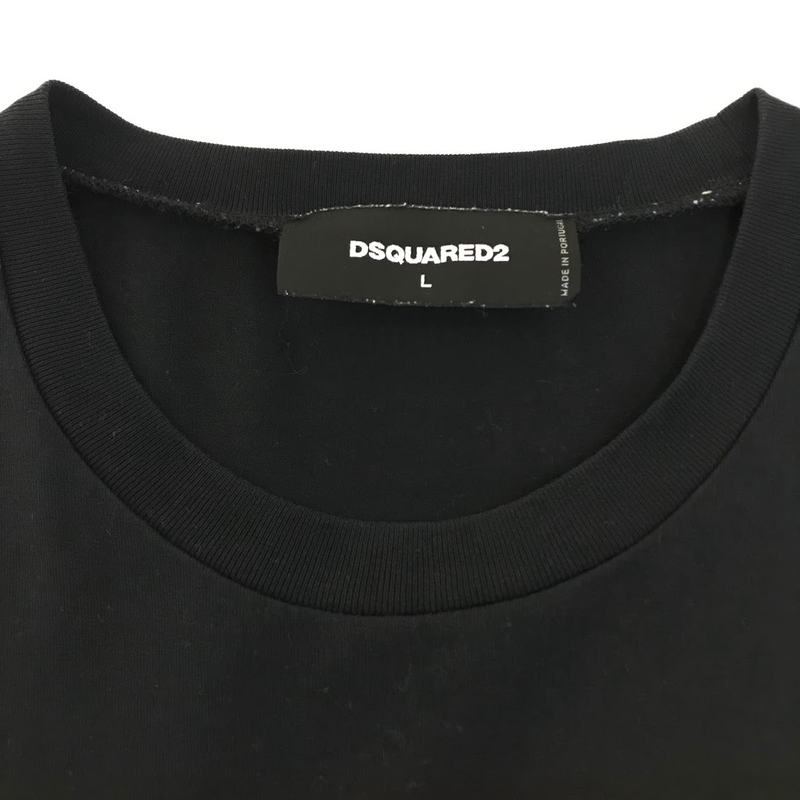 DSQUARED2 | ディースクエアード Multicolor T-Shirts 半袖Ｔシャツ S71GD0622 S22844 ブラック サイズ：L【倉吉店】