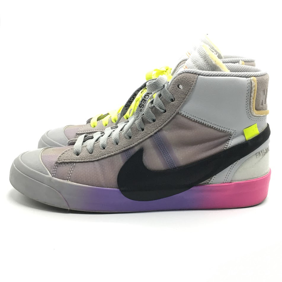 NIKE | ナイキ セリーナ・ウィリアムズ × オフホワイト × ナイキ ブレーザーミッド BLAZER MID QUEEN スニーカー AA3832-002 グレー 26cm【倉吉店】