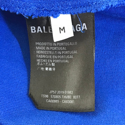 BALENCIAGA | バレンシアガ BACK LOGO TEE 半袖Ｔシャツ 570805 THV80 ブルー サイズ：M【倉吉店】