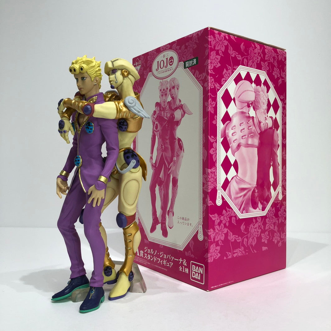 フィギュア ジョルノ・ジョバァーナ＆スタンドフィギュア A賞　ジョルノ・ジョバァーナ&スタンドフィギュア　冒険黄金の風 【フィギュア】【倉吉店】