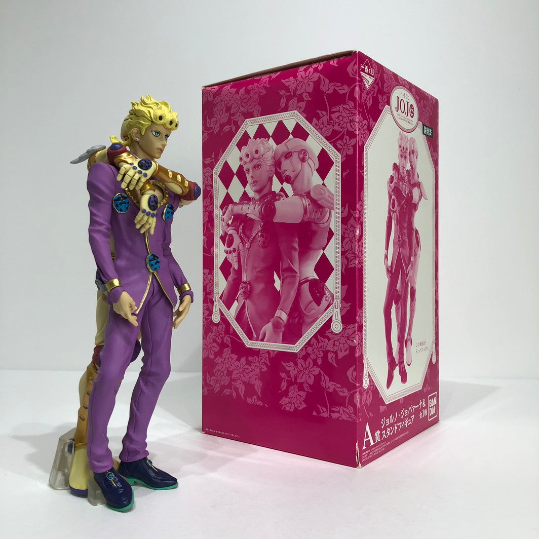 フィギュア ジョルノ・ジョバァーナ＆スタンドフィギュア A賞　ジョルノ・ジョバァーナ&スタンドフィギュア　冒険黄金の風 【フィギュア】【倉吉店】