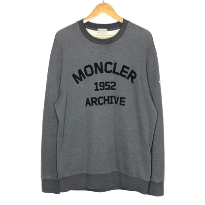 MONCLER | モンクレール FELPA GIROCOLLO スウェット J20918G00026 89A8F グレー サイズ：L【倉吉店】