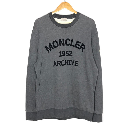 MONCLER | モンクレール FELPA GIROCOLLO スウェット J20918G00026 89A8F グレー サイズ：L【倉吉店】