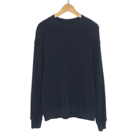 JACKMAN | ジャックマン Waffle Mid-neck ワッフル 長袖Ｔシャツ JM7200 ネイビー サイズ：XL【倉吉店】